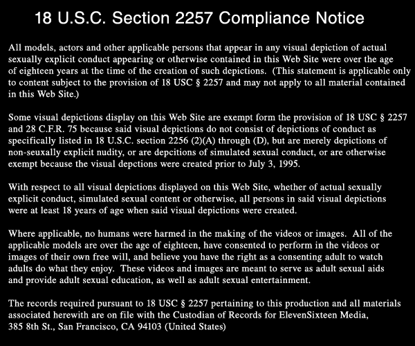 2257 Compliance 2257 Compliance